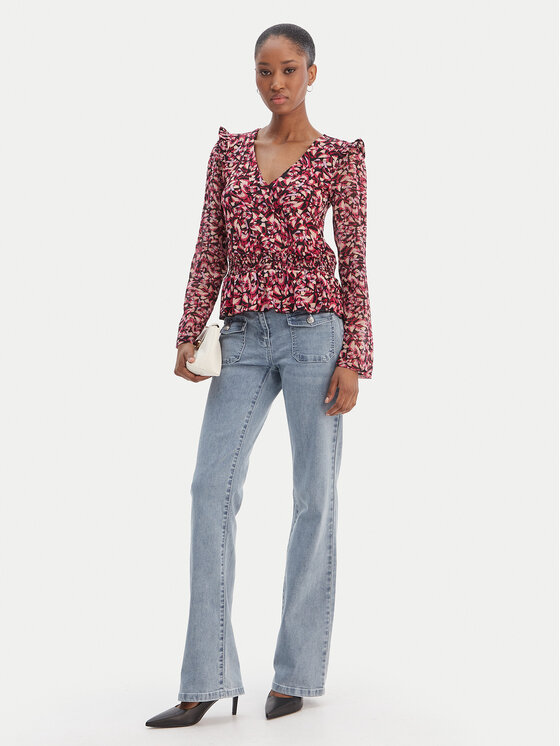 Morgan Morgan Bluzka 261-TIBLOO Różowy Slim Fit