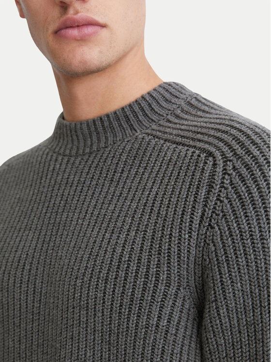 Marc O'Polo Marc O'Polo Sweter 429 6018 60318 Szary Regular Fit