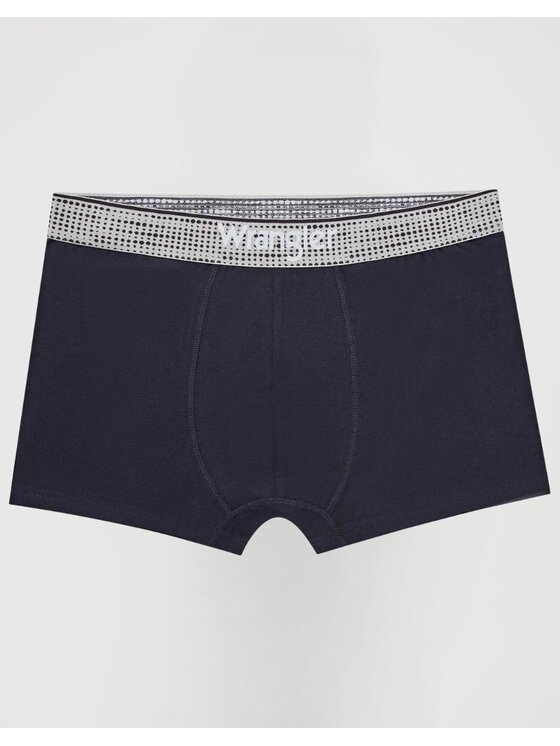 Wrangler Wrangler Bokserki Canva 3 Pack Cotton Elastane Trunks Kolorowy