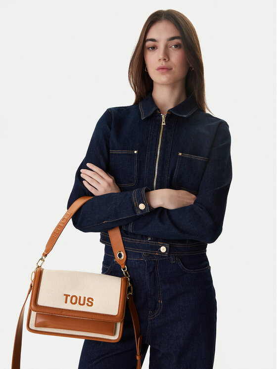 TOUS TOUS Rankinė BANDOLERA M. AUDREE CANVAS 2002202743 Ruda