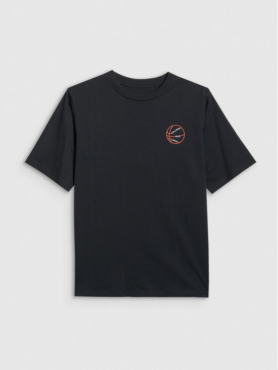 4F 4F T-Shirt URBAN COMMUTER Czarny Oversize
