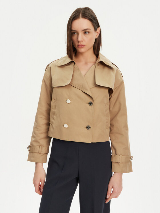 Morgan Morgan Trench 251-GSIM Bej Regular Fit