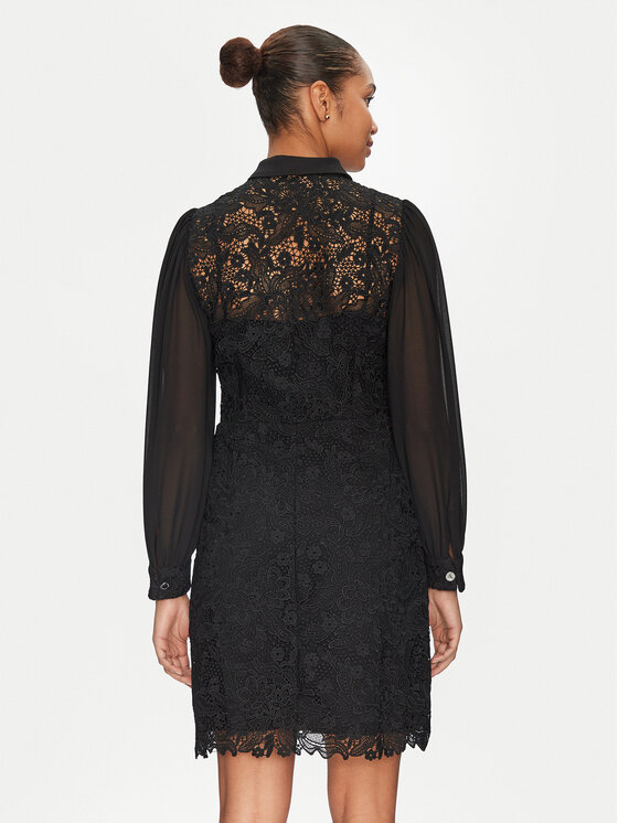 Morgan Morgan Rochie de zi 251-RISLO Negru Regular Fit