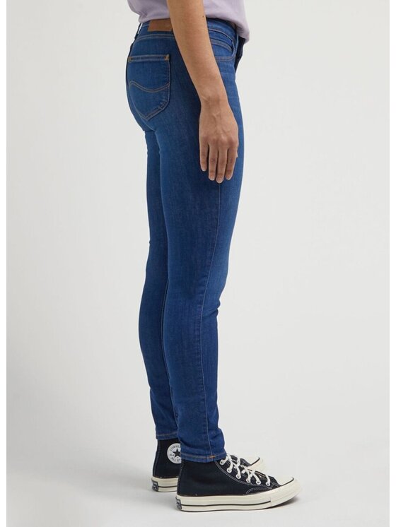 Lee Lee Jeansy SCARLETT Niebieski Skinny Fit