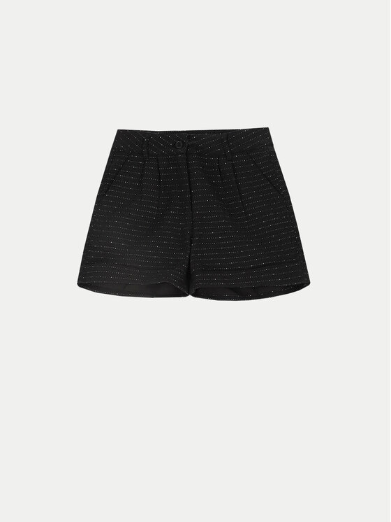 Coccodrillo Coccodrillo Šortky z materiálu ZC4119401EPG Černá Regular Fit