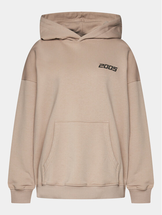 2005 2005 Bluză Unisex Basic Bej Relaxed Fit