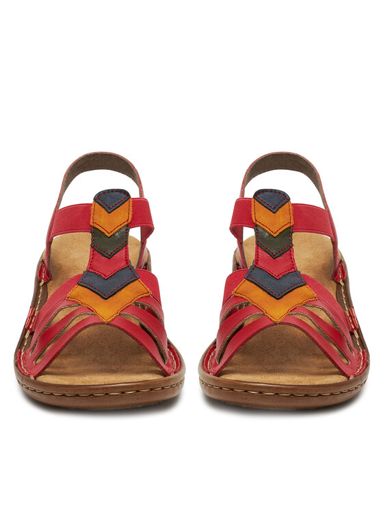 Rieker Rieker Sandali 60804-33 Rosso