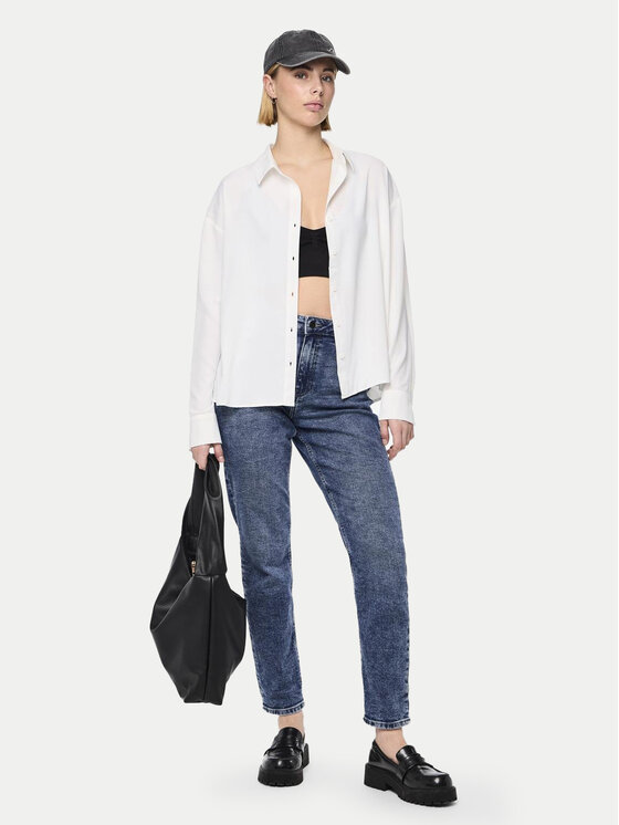 Pieces Pieces Traperice Bella 17147970 Plava Tapered Fit