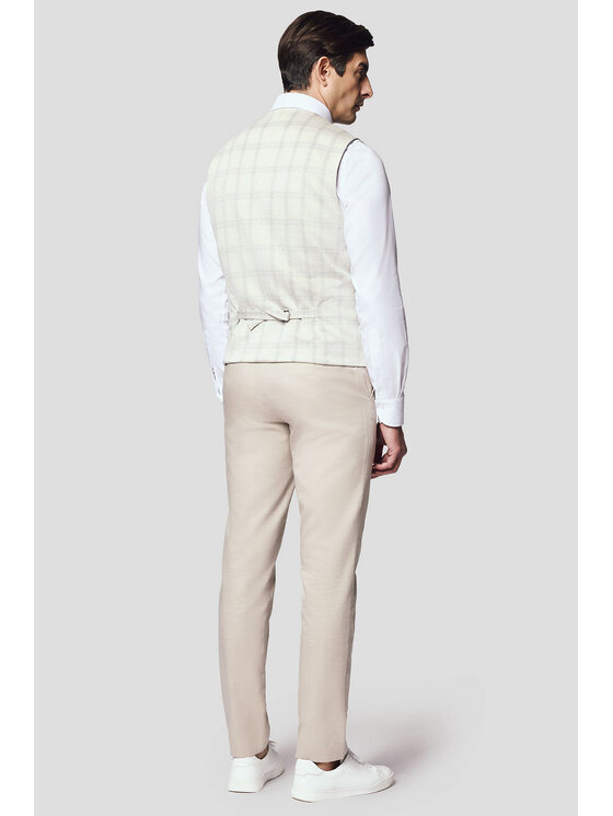 Lancerto Lancerto Kamizelka Bagheria KA131125000011 Beżowy Slim Fit
