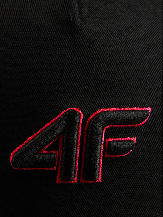 4F 4F Czapka z daszkiem BASIC 3 Czarny