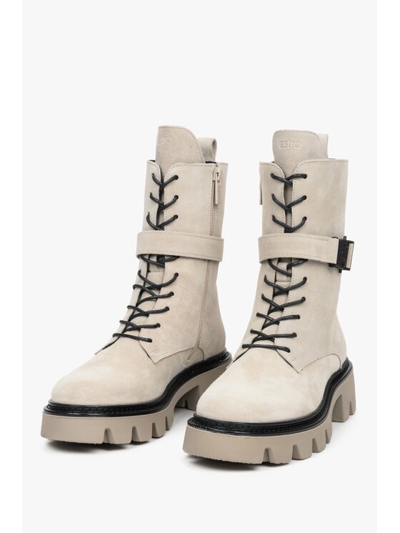 Estro Estro Stivaletti ER00112083 Beige