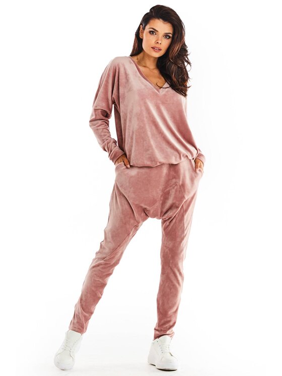 Awama Awama Felpa A376 Rosa Basic Fit