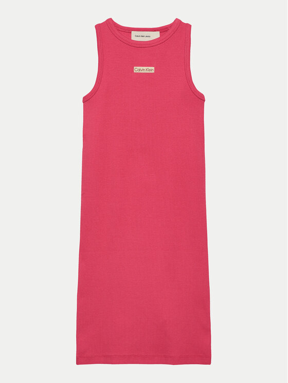 Calvin Klein Jeans Calvin Klein Jeans Повсякденна сукня IG0IG02906 Рожевий Slim Fit