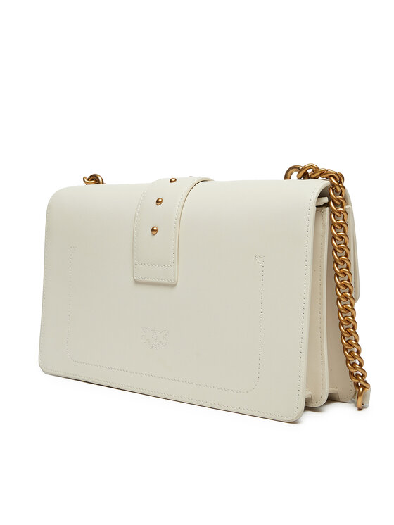 PINKO Pinko Kabelka Love One Classic Cl PE 23 PLTT 10053 A0F1 Bílá