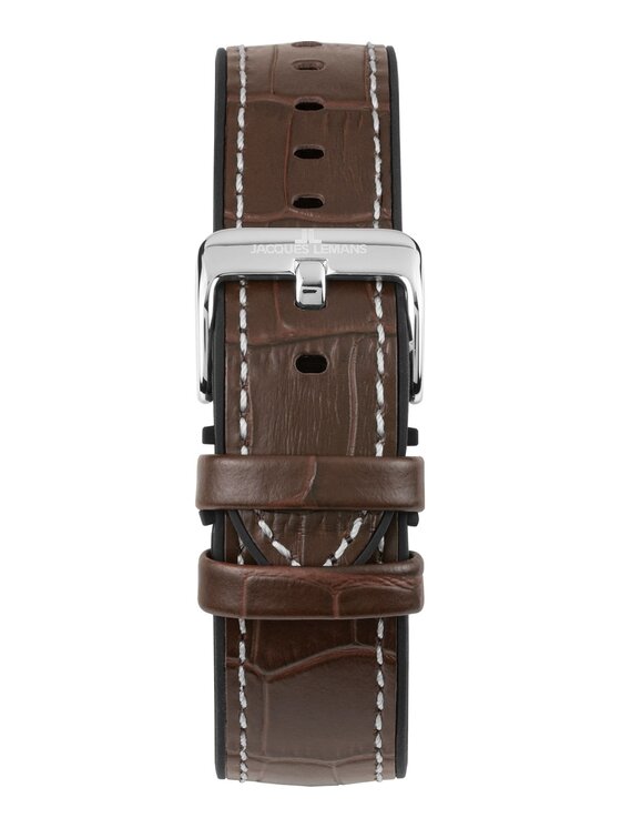 Jacques Lemans Jacques Lemans Zegarek 1-2117B Brązowy