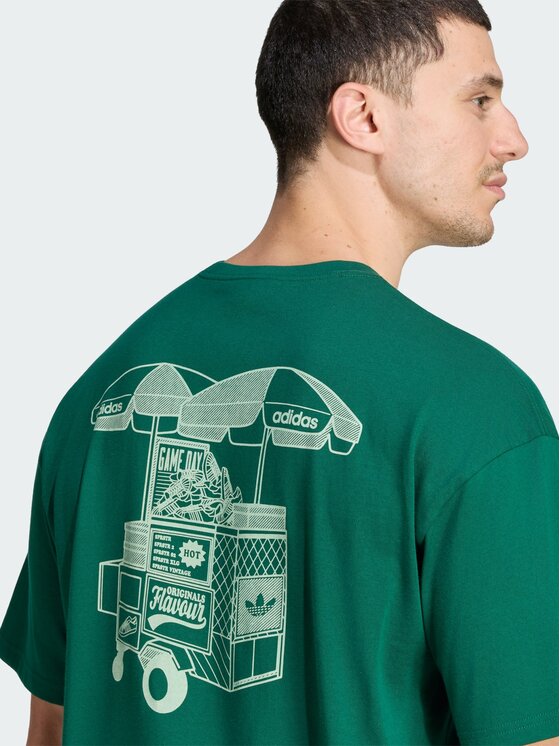adidas adidas T-Shirt 170369 Zielony Loose Fit