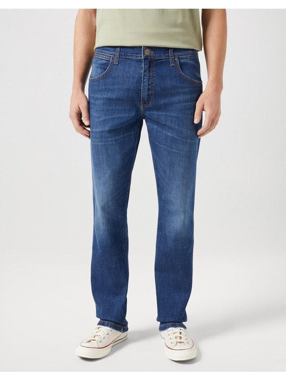 Wrangler Wrangler Jeansy Greensboro Winston Niebieski Regular Fit