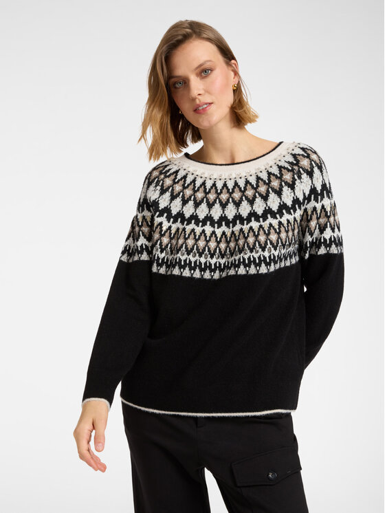 Elena Mirò Elena Mirò Maglione M507Z000642N0S2 Nero Regular Fit