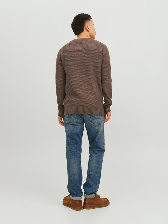 Jack & Jones Jack & Jones Pulover 12236314 Rjava Regular Fit