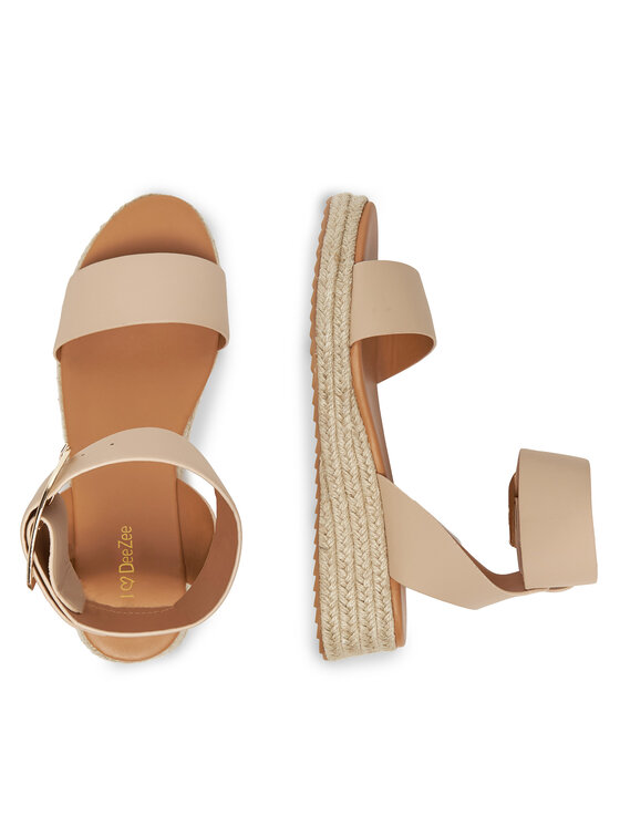 DeeZee DeeZee Espadryle QS276-1 Beżowy