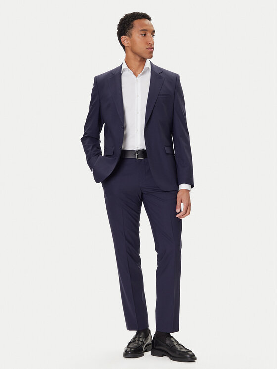 HUGO HUGO Costum Henry/Getlin232X 50547345 Bleumarin Slim Fit