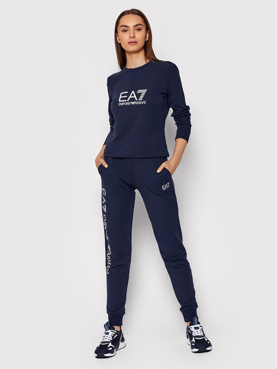 EA7 Emporio Armani EA7 Emporio Armani Majica dugih rukava 8NTM35 TJCQZ 1554 Tamnoplava Regular Fit