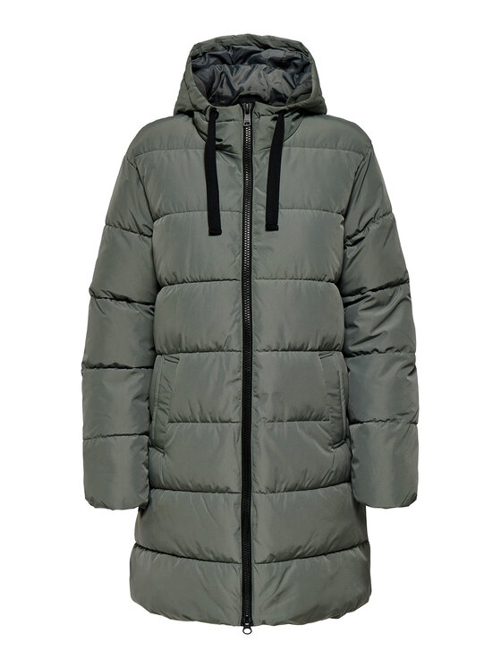 ONLY ONLY Μπουφάν χειμωνιάτικο Clair 15323232 Γκρι Regular Fit