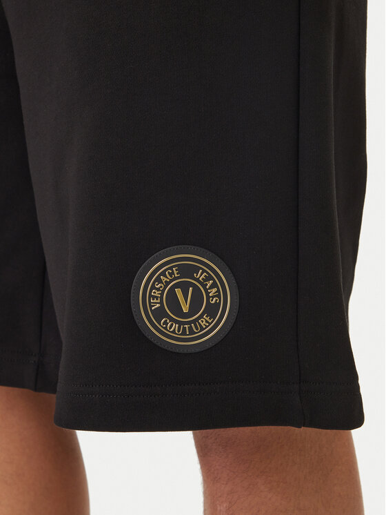 Versace Jeans Couture Versace Jeans Couture Sportske kratke hlače 80GADT03 CF01T Crna Regular Fit