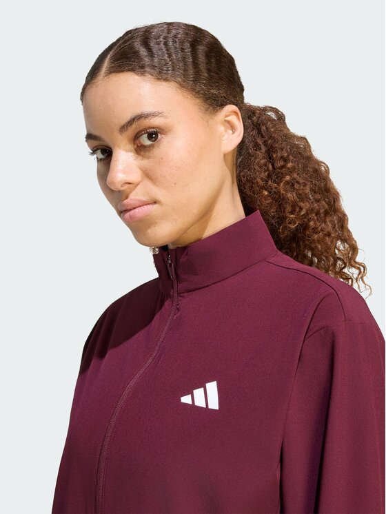 adidas adidas Kurtka do biegania 156339 Czerwony Regular Fit