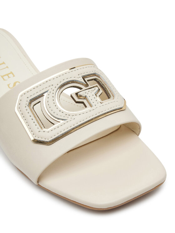 Guess Guess Παντόφλες FLJTAR LEA19 Εκρού