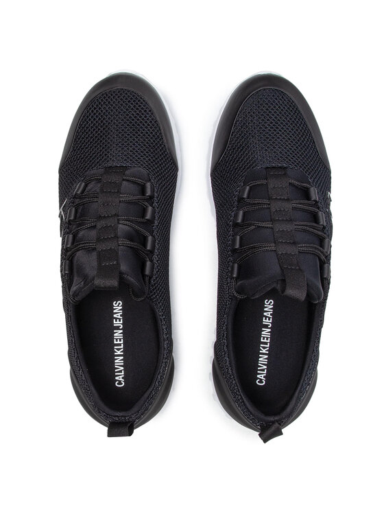 calvin klein runner sneaker laceup mesh