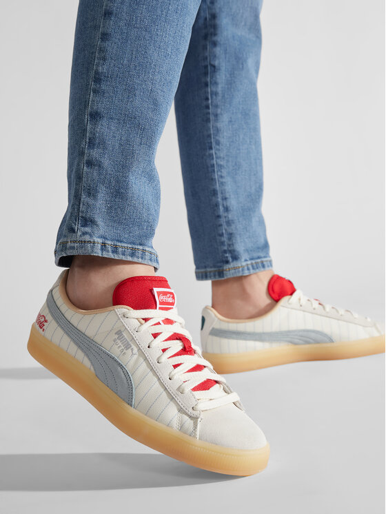 Puma Puma Sneakersy Suede Coca Cola 387049 01 Biały