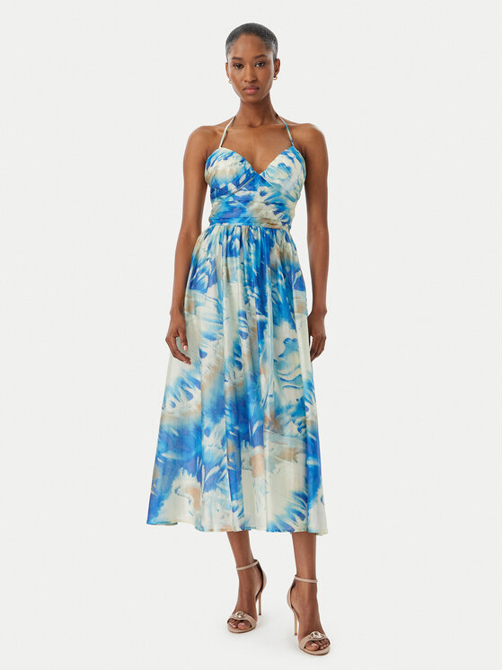 Marciano Guess Marciano Guess Cocktail obleka G6GK53 W1985 Modra Regular Fit