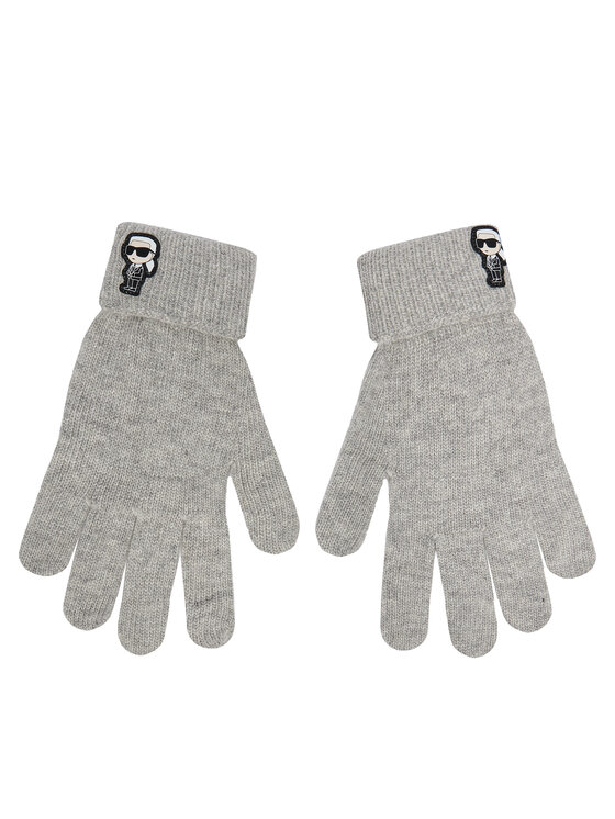 KARL LAGERFELD KARL LAGERFELD Дамски ръкавици 236W3608 Сив