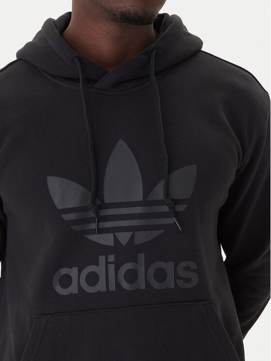 adidas adidas Bluză adicolor Classics Trefoil JY3766 Negru Regular Fit