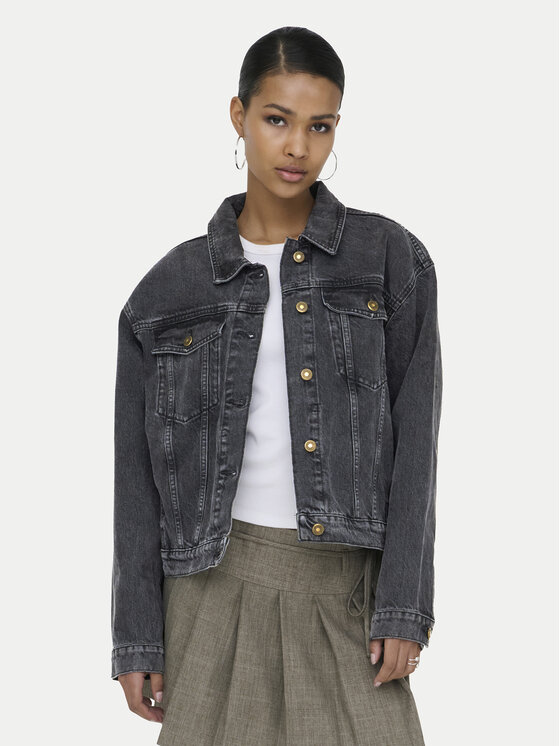 ONLY ONLY Jeans jakna Harper 15363548 Črna Regular Fit