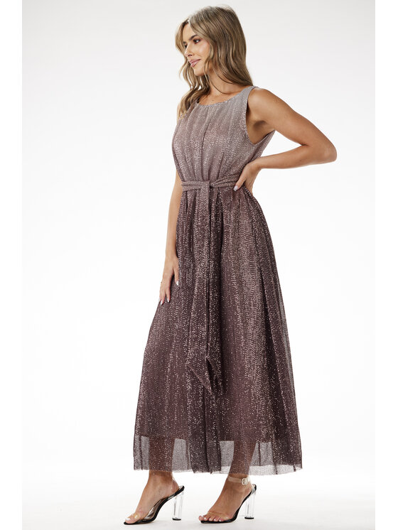 Awama Awama Abito da sera A703 Marrone Basic Fit