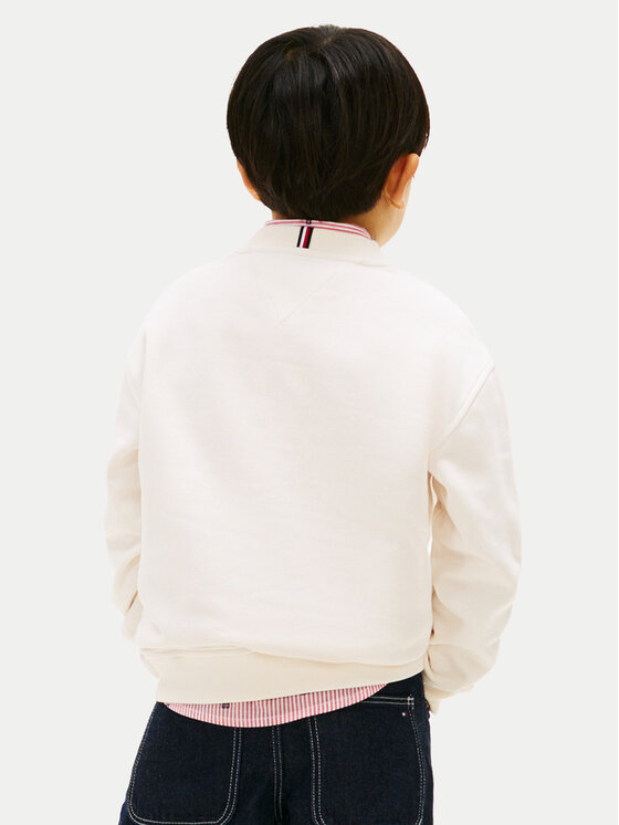 Tommy Hilfiger Tommy Hilfiger Bluza KB0KB10255 Écru Regular Fit