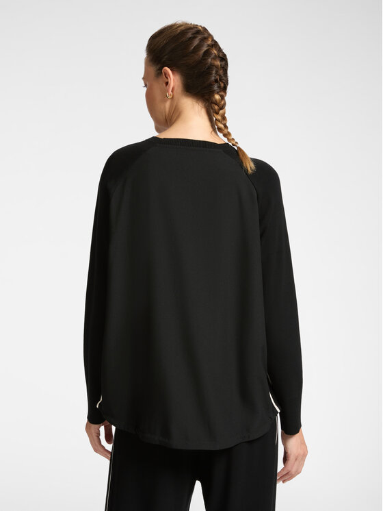 Elena Mirò Elena Mirò Cardigan M448Z000576N0A1 Nero Boxy Fit