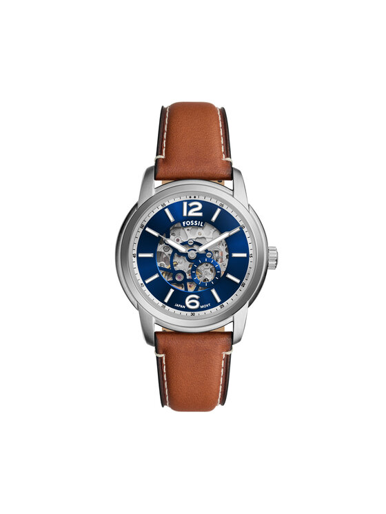 Pánské Hodinky Fossil, Barva: Hnědá, Heritage Automatic Skeleton ME3263