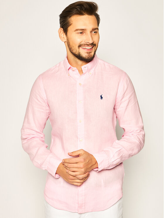 Polo Ralph Lauren Chemise Classics 710794142 Rose Slim Fit