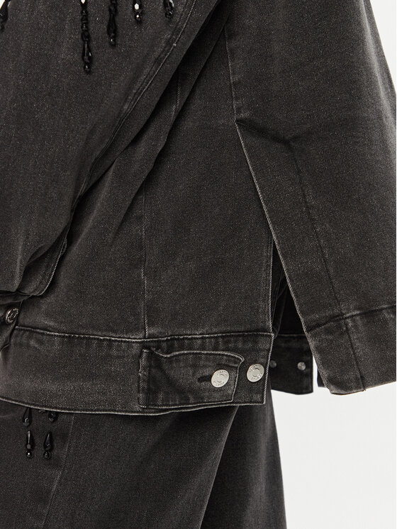 Gestuz Gestuz Jeansjacke Similina 10909653 Grau Loose Fit
