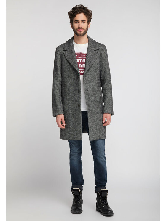 Mustang Mustang Cappotto DAVID SC COAT Grigio Regular Fit