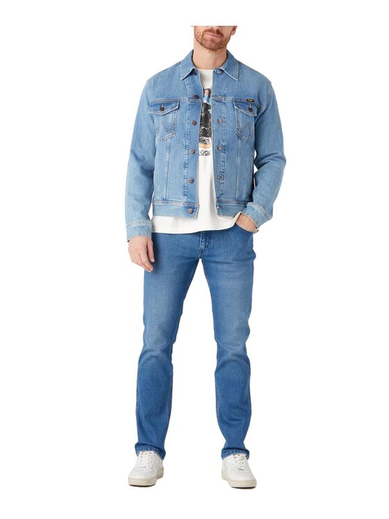 Wrangler Wrangler Jeansy GREENSBORO Niebieski Straight Fit
