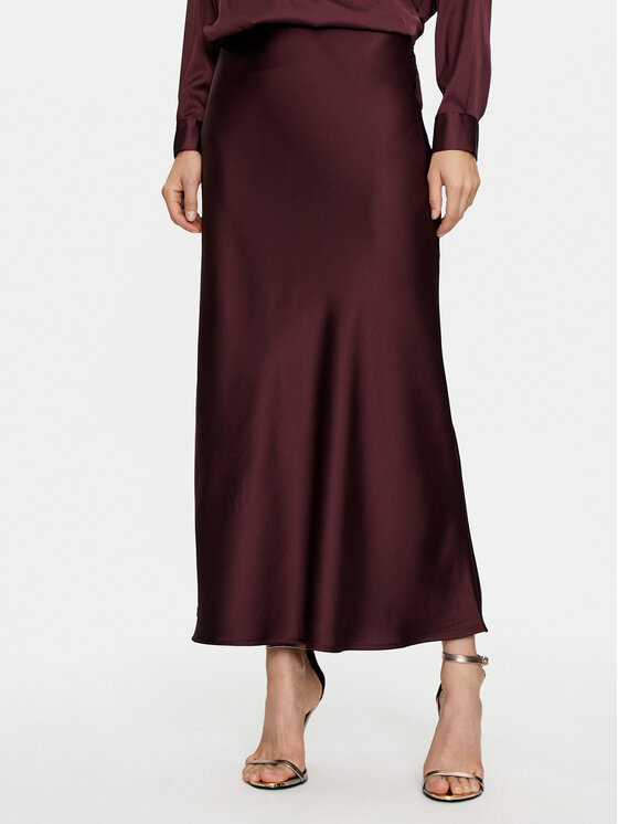 Imperial Imperial Maxi suknja GHN4IBA Tamnocrvena Regular Fit