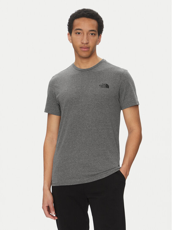 The North Face The North Face Тишърт Simple Dome Tee NF0A2TX5 Сив Regular Fit