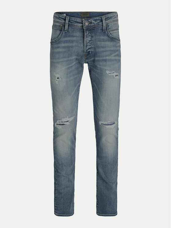 Jack&Jones Jack&Jones Jeans hlače Glenn 12258180 Modra Slim Fit