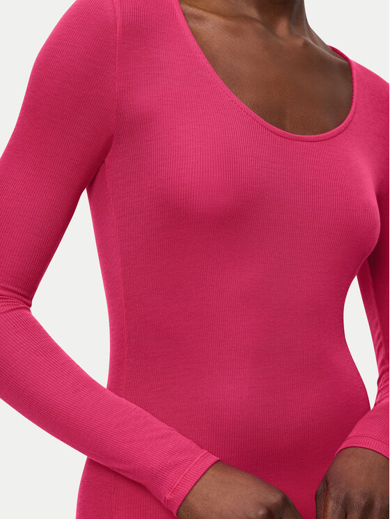 Triumph Triumph Тениска на пижама Bauty Layers 10225060 Розов Slim Fit