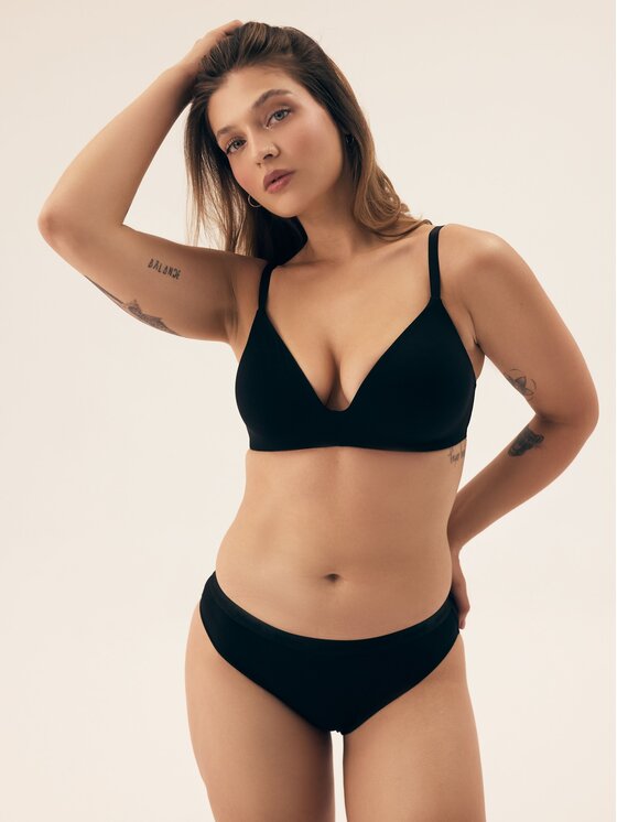 Esotiq Esotiq Biustonosz push-up 43111 Czarny