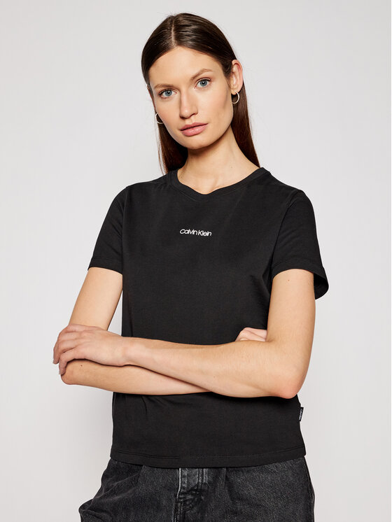 Calvin Klein Calvin Klein Tricou Mini K20K202912 Negru Regular Fit